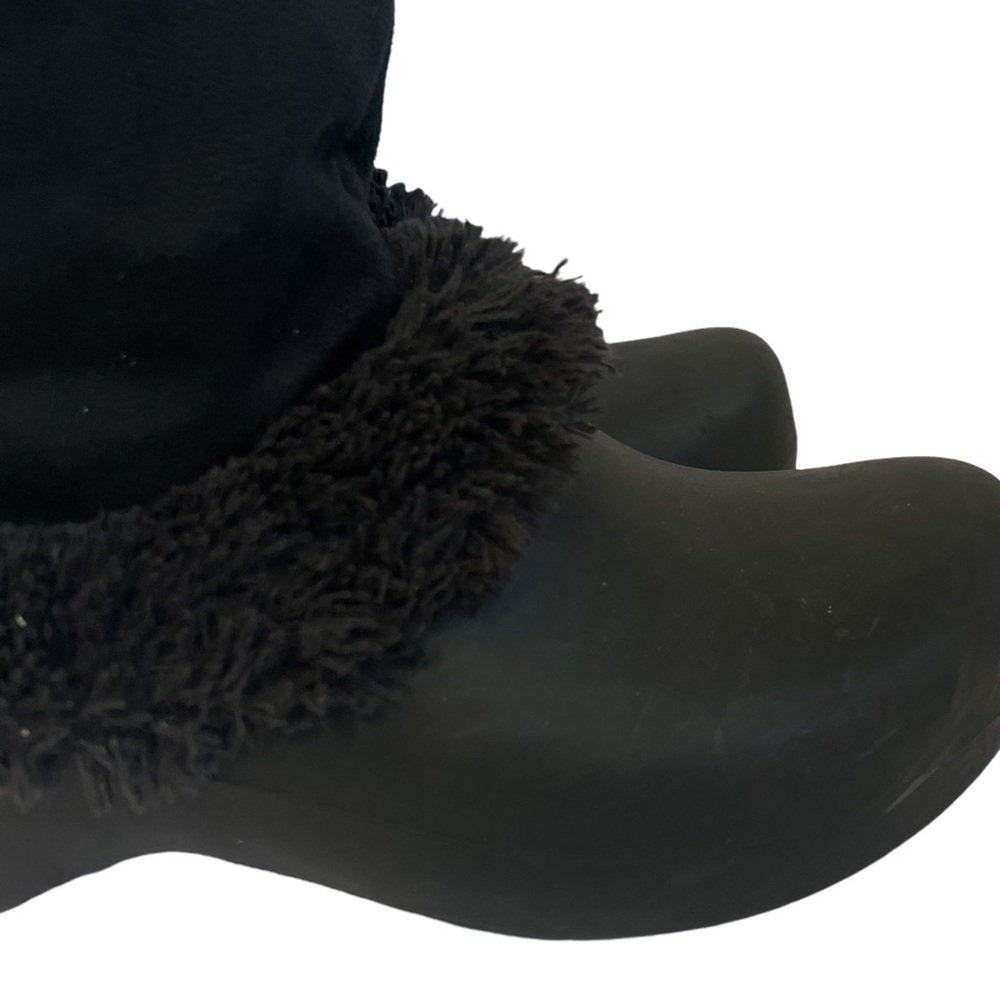 Crocs Nadia Winter Boots Women's Size 7 Sherpa Lined Tan Comfort Casual Core - Picture 4 of 11
